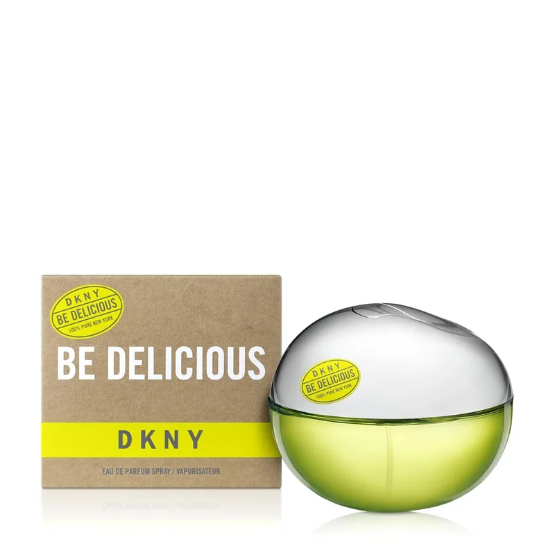 DKNY ▫️ Be Delicious 100% Pure New York, Água de Perfume para Mulher, Perfume Feminino, Fragrância Floral, Longa Durabilidade