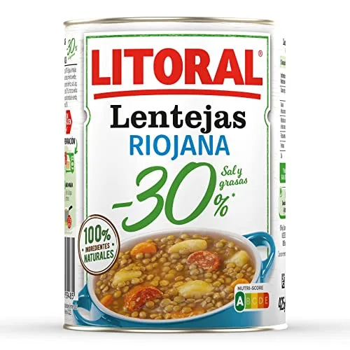 Litoral ▫️ Lentilhas à moda de La Rioja -30% embalagem de 10 x 425 g 5