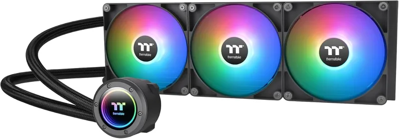 Thermaltake ▫️ TH420 V2 ARGB | AIO de 420 mm | Design Infinity Mirror | Preto