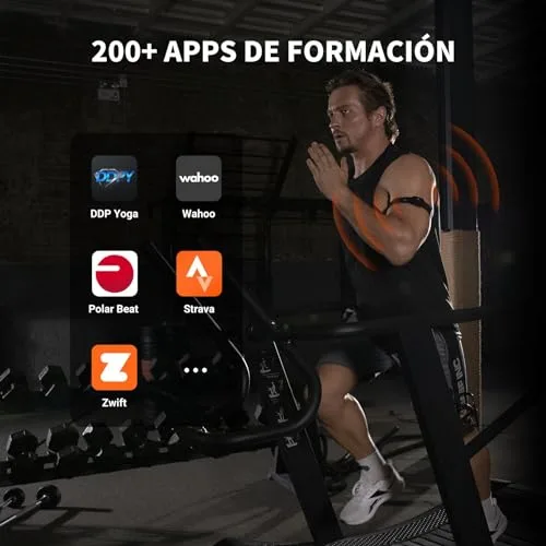 CooSpo ▫️ HW9 Pulsómetros HRV Zona de Frequência Cardíaca Fita Bluetooth 5.0 Ant+ com Memória, Sensor LED, IP67 Impermeável, Recarregável, Pulseira Monitor de Frequência Cardíaca Compatível com Wahoo, Strava e Polar 4