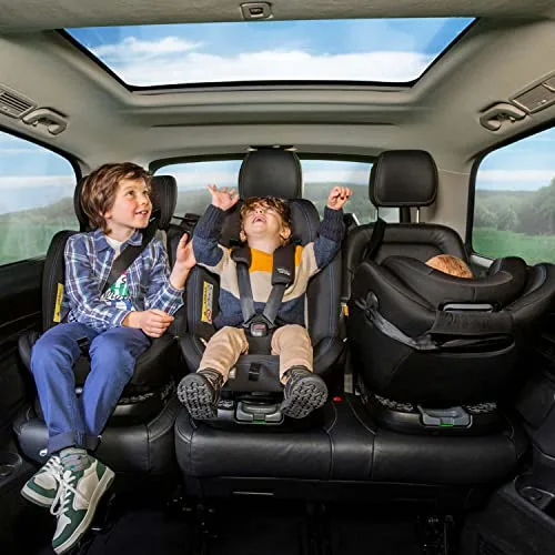 Chicco ▫️ Unico EVO I'Size Classic, cadeira auto ISOFIX para bebés e crianças de 40 a 150 cm, Grupo 0123, desde o recém-nascido até aos 12 anos, giratória a 360º, redutor, ajustável e proteção lateral, preta 2