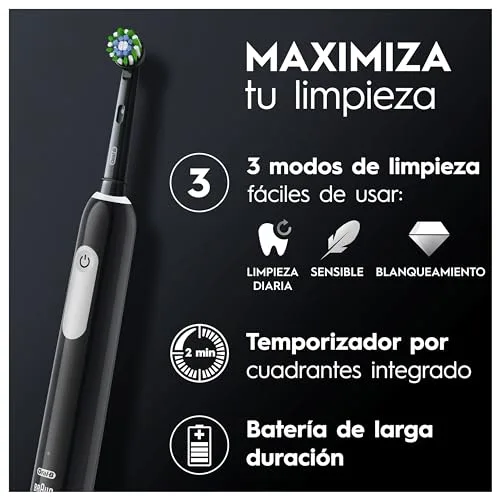 Oral-B ▫️ Escova de dentes elétrica Pro Series 1, 1 cabeça de escova, preta 2