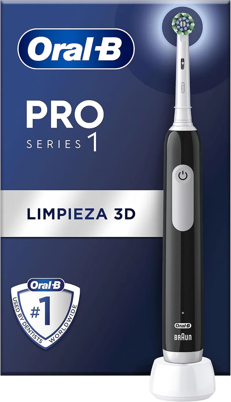 Oral-B ▫️ Escova de dentes elétrica Pro Series 1, 1 cabeça de escova, preta