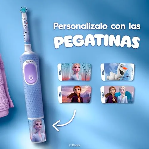 Oral-B ▫️ Escova de dentes elétrica Pro Kids Disney Frozen, para crianças a partir dos 3 anos 5