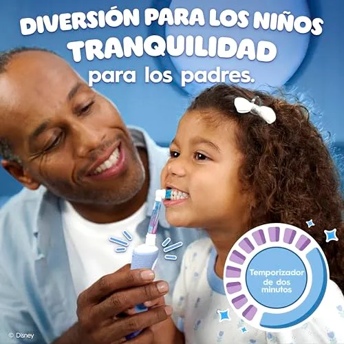 Oral-B ▫️ Escova de dentes elétrica Pro Kids Disney Frozen, para crianças a partir dos 3 anos 7