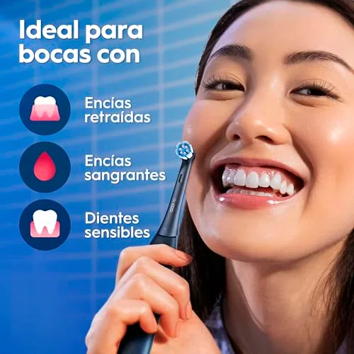 Oral-B ▫️ Escovas de dentes elétricas iO 3, pretas e cor-de-rosa, embalagem de 2 2