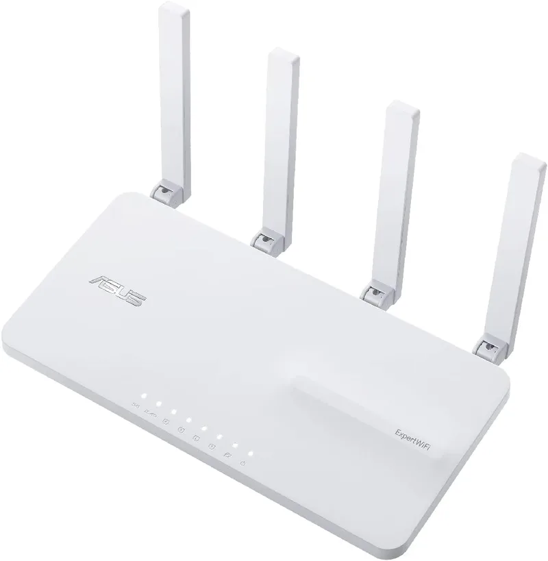 ASUS ▫️ ExpertWiFi EBR63 (AX3000) - Ponto de acesso «tudo-em-um» com router, switch e gateway de segurança, até 5 SSID e VLAN, portal de convidados personalizado, segurança de rede de nível empresarial
