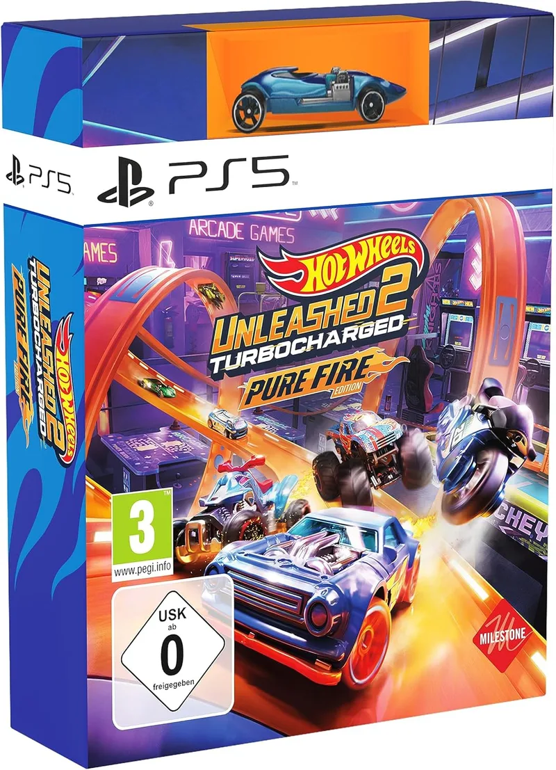 Milestone ▫️ HOT WHEELS UNLEASHED 2 - Turboalimentado Pure Fire Edition (PlayStation 5)