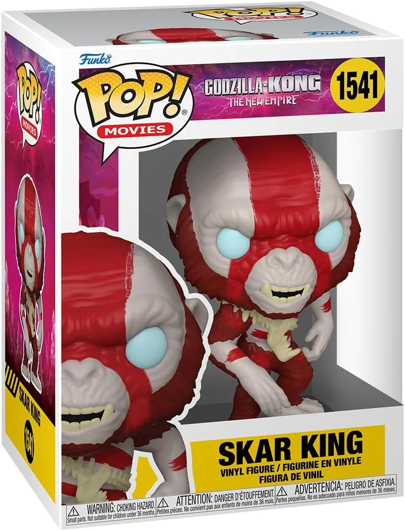 Funko ▫️ Pop! Movies: Godzilla X Kong: The New Empire - Skar King - Godzilla Vs Kong 2 - Figura de vinil colecionável - Ideia para presente - Produtos oficiais - Brinquedos para crianças e adultos - Fãs de cinema