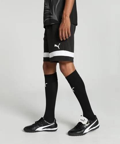 PUMA ▫️ individualRISE Shorts, Calções de malha para homem, Preto-Branco, 658998 2