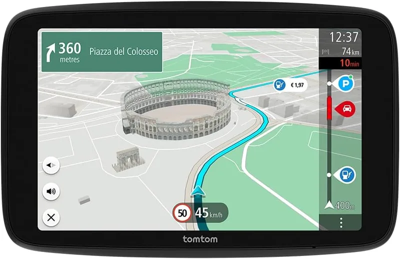 TomTom ▫️ GPS para carro Go Superior (7 polegadas, informações sobre o trânsito e alertas de radares graças ao Traffic, mapas mundiais, atualizações rápidas via Wi-Fi, preço do combustível)