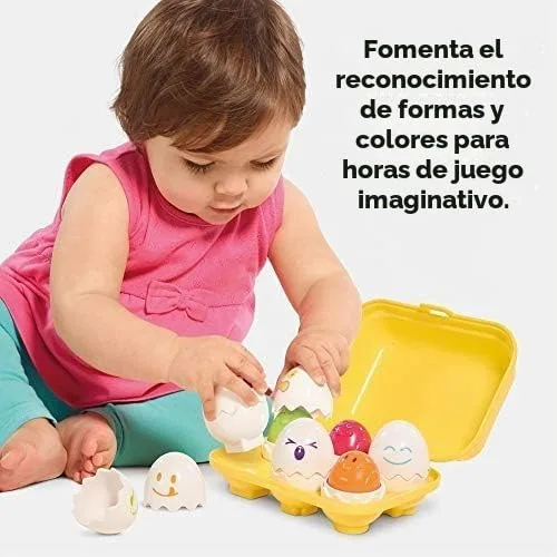 Toomies ▫️ Tomy Eggs novos – Ovos «Hide and Squeak», Jogo para bebés, Bizak (30693560) 2