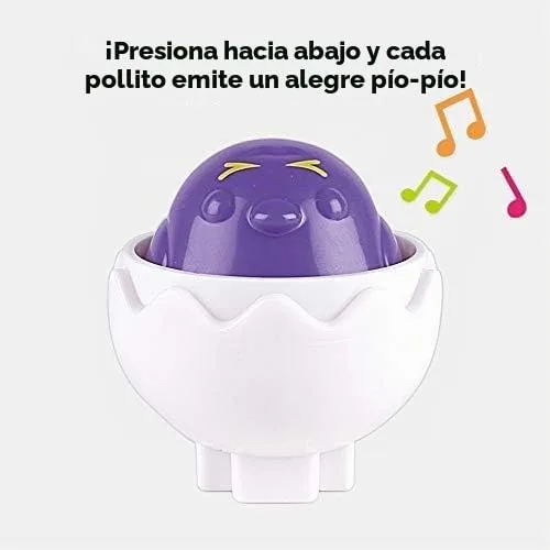 Toomies ▫️ Tomy Eggs novos – Ovos «Hide and Squeak», Jogo para bebés, Bizak (30693560) 4