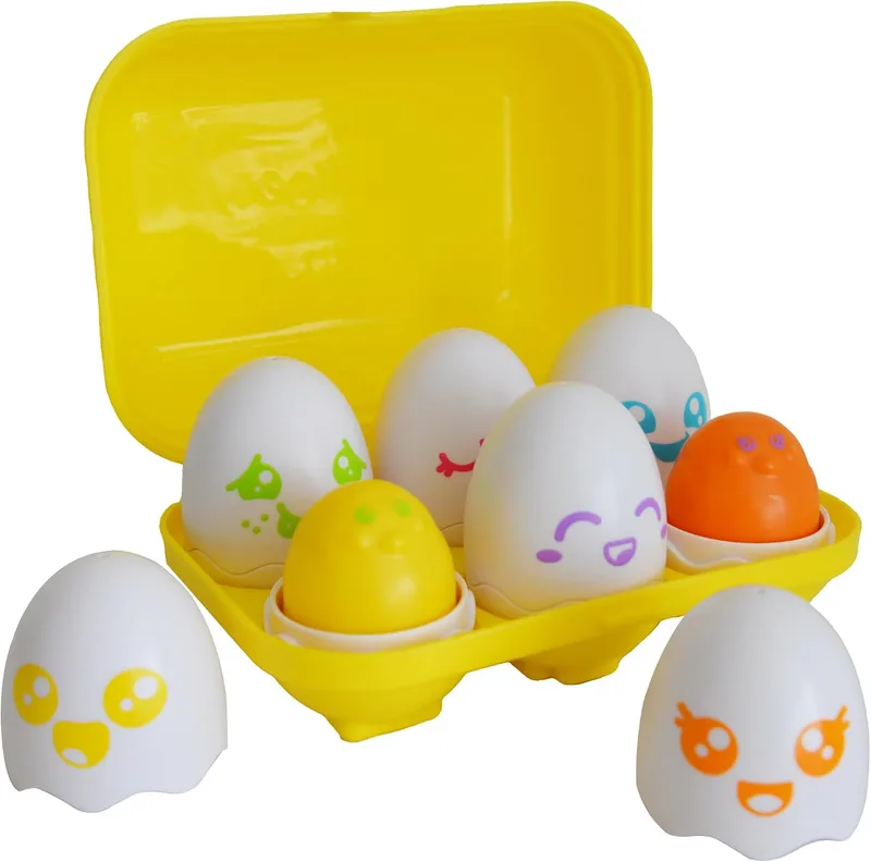 Toomies ▫️ Tomy Eggs novos – Ovos «Hide and Squeak», Jogo para bebés, Bizak (30693560)