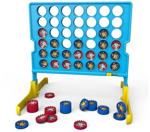Spin Master ▫️ Paw Patrol - Jogo de tabuleiro «4 em linha» da Paw Patrol para 2 jogadores com o Chase e o Marshall - Brinquedos Paw Patrol - Brinquedos para crianças a partir dos 4 anos - Presente para crianças a partir dos 4 anos 3