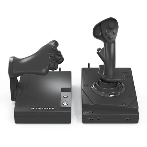 Hori ▫️ HOTAS Flight Stick concebido para a Xbox Series X|S, Xbox One e PC - Com licença oficial da Microsoft 2