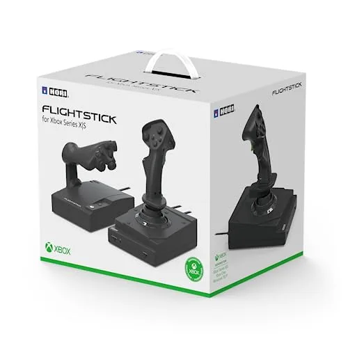 Hori ▫️ HOTAS Flight Stick concebido para a Xbox Series X|S, Xbox One e PC - Com licença oficial da Microsoft 5