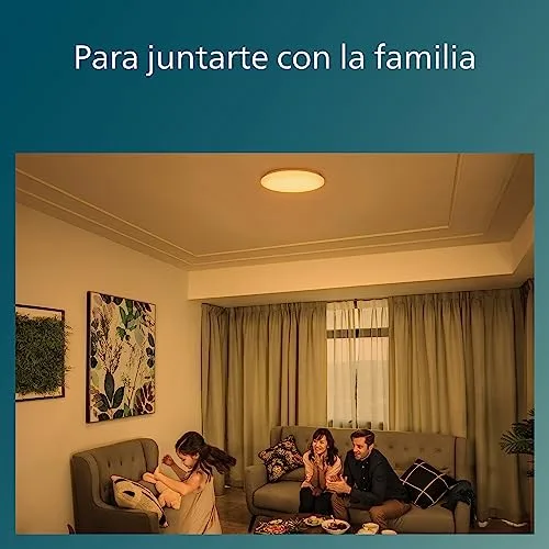 Philips ▫️ Izso, candeeiro de teto LED, 24 W, 2500 lúmenes, luz branca regulável de quente a fria, 38 cm de diâmetro 7