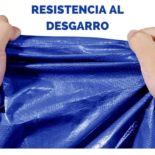 BEST&FREE ▫️ Lonas impermeáveis para exterior sem ilhós (250 x 450 cm). Plástico resistente para cobrir tudo, ideal para proteger móveis, lenha e terraços. Lona protetora para o chão e base de piscinas desmontáveis de jardim 4