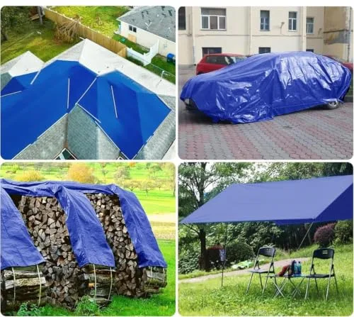 BEST&FREE ▫️ Lonas impermeáveis para exterior sem ilhós (250 x 450 cm). Plástico resistente para cobrir tudo, ideal para proteger móveis, lenha e terraços. Lona protetora para o chão e base de piscinas desmontáveis de jardim 6