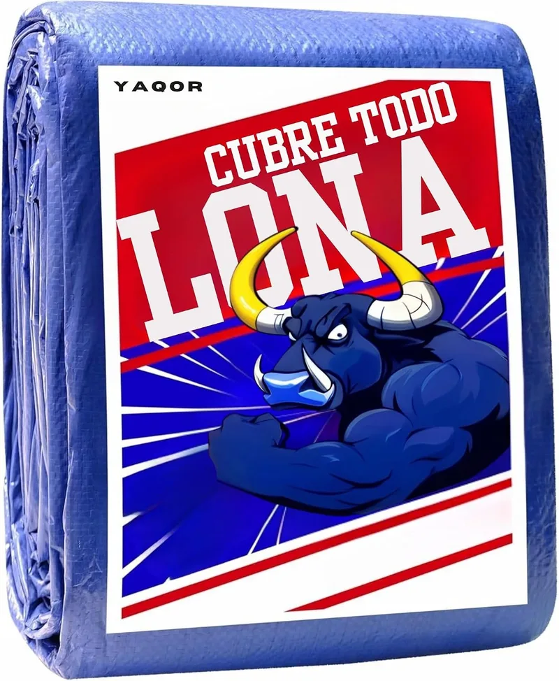 BEST&FREE ▫️ Lonas impermeáveis para exterior sem ilhós (250 x 450 cm). Plástico resistente para cobrir tudo, ideal para proteger móveis, lenha e terraços. Lona protetora para o chão e base de piscinas desmontáveis de jardim