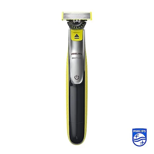 PHILIPS ▫️ OneBlade 360 - Máquina de barbear híbrida, barbeador elétrico e aparador, 2 lâminas 360, pente-guia ajustável 5 em 1 (modelo QP2734/30) 2