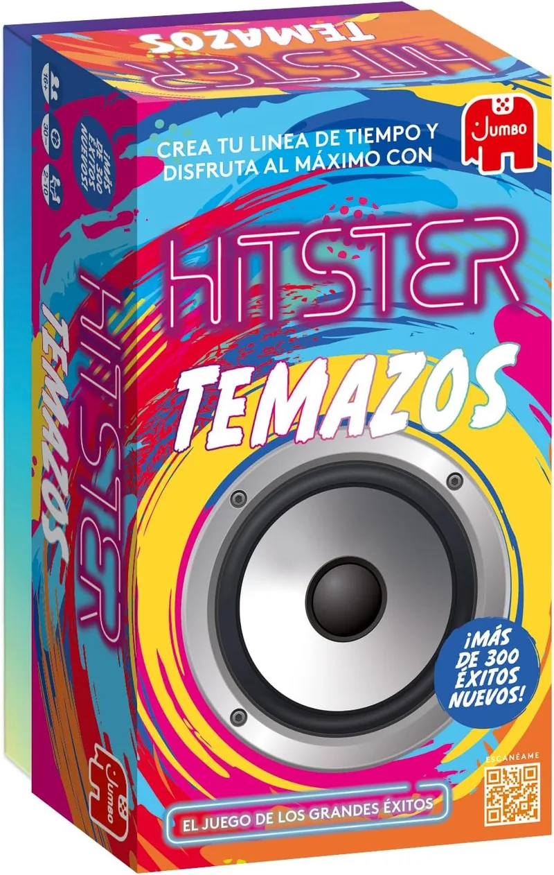 Hitster ▫️ Temazos, jogo de tabuleiro divertido para adultos, jogo de tabuleiro musical, 16+, 2 a 10 jogadores, aplicação gratuita, para festas, Espanhol (ES)