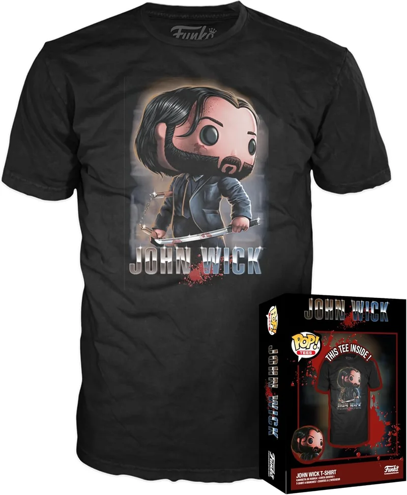 Funko ▫️ Camisola em embalagem original: John Wick 3 - John Wick - XL
