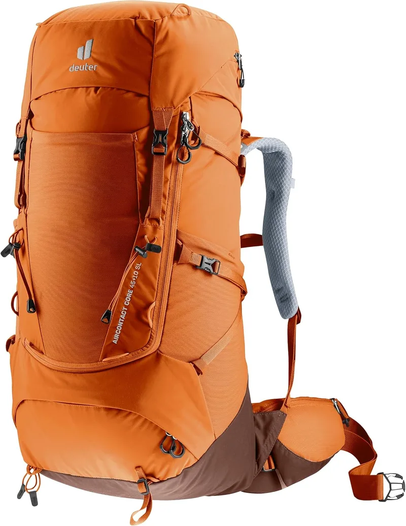 Deuter ▫️ Aircontact Core 35+10 SL Mochila de caminhada para mulher