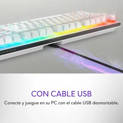 Alienware ▫️ Teclado de jogos sem fios Tri-Mode - AW920K 5