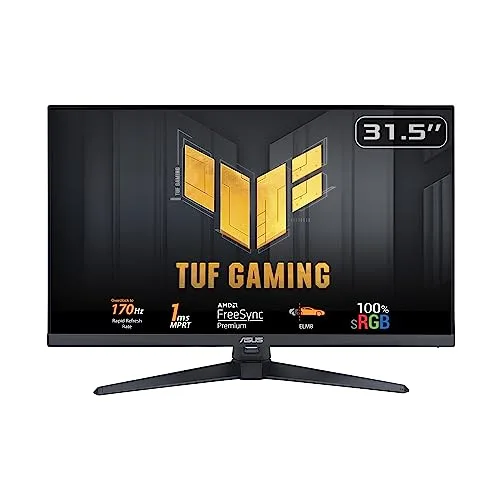 ASUS ▫️ Monitor TUF Gaming VG328QA1A de 32" Full HD (overclock até 170 Hz (165 Hz nativo), Extreme Low Motion Blur, FreeSync Premium, 1 ms (MPRT), Shadow Boost) 2