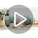 Joeyan ▫️ Verde Copos de Água com Relevo, Copos de Vidro, Copos de Água para Refrigerantes, Cocktails, Chá, Sumos, Bebidas e Leite, 300 ml, Conjunto de 6, Adequados para a máquina de lavar louça 7