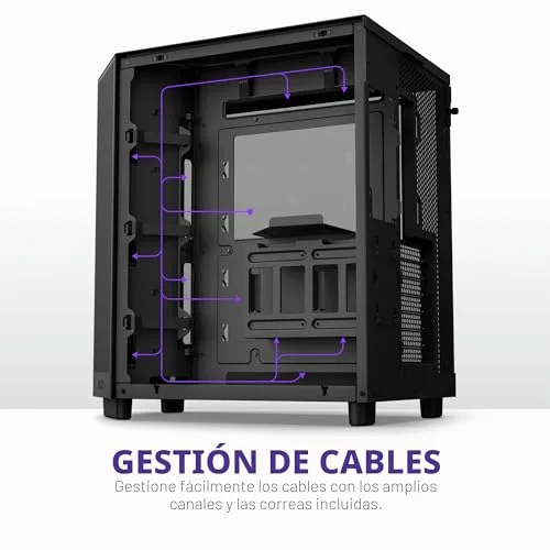 NZXT ▫️ H6 Flow - Caixa para PC ATX compacta com duas câmaras - Preto 6
