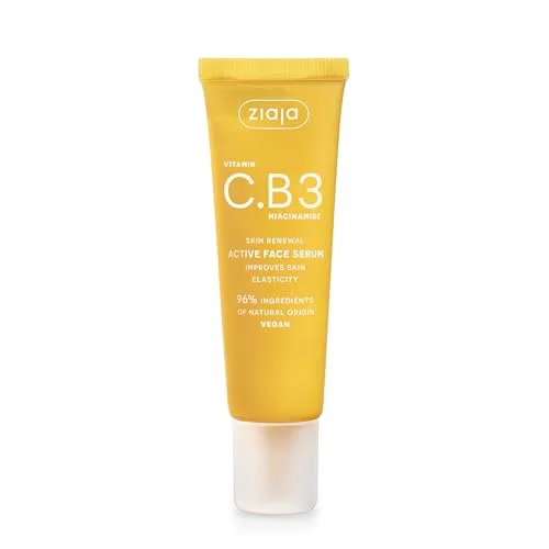Ziaja ▫️ VITAMINA C, B3 E NIACINAMIDA Soro facial ativo 30 ml 2
