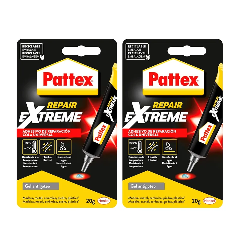 Pattex ▫️ Nural- Repara Extreme (1 Tubo 20 gr.) (Embalagem de 2)
