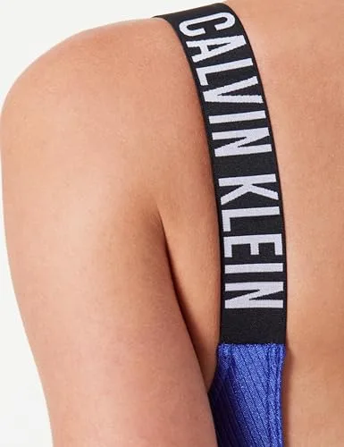 Calvin Klein ▫️ Fato de banho feminino de uma peça com decote redondo nas costas e decote nas costas 2