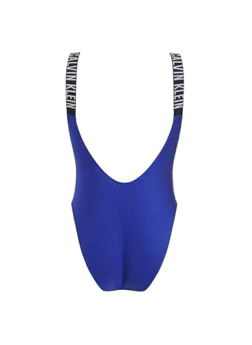 Calvin Klein ▫️ Fato de banho feminino de uma peça com decote redondo nas costas e decote nas costas 3