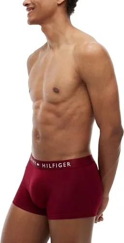 Tommy Hilfiger ▫️ Conjunto de 3 cuecas boxer para homem, em algodão elástico 4