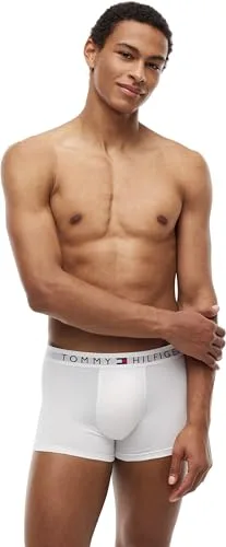 Tommy Hilfiger ▫️ Conjunto de 3 cuecas boxer para homem, em algodão elástico 6