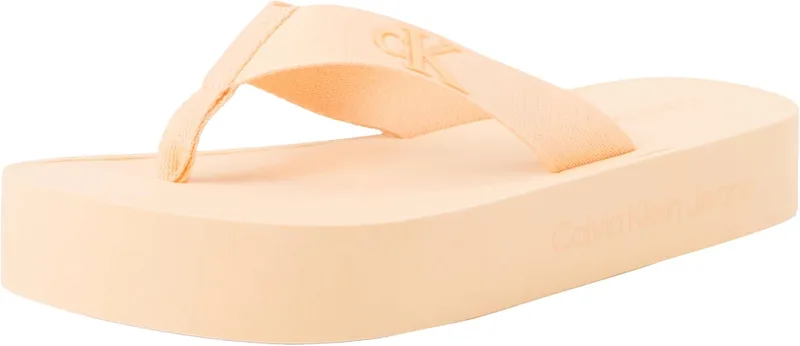 Calvin Klein ▫️ Flatform Flipflop Jelly Yw0yw01398, Chinelo de mulher