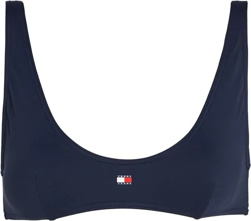 Tommy Jeans ▫️ Top de biquíni tipo bralette sem aros para mulher 4