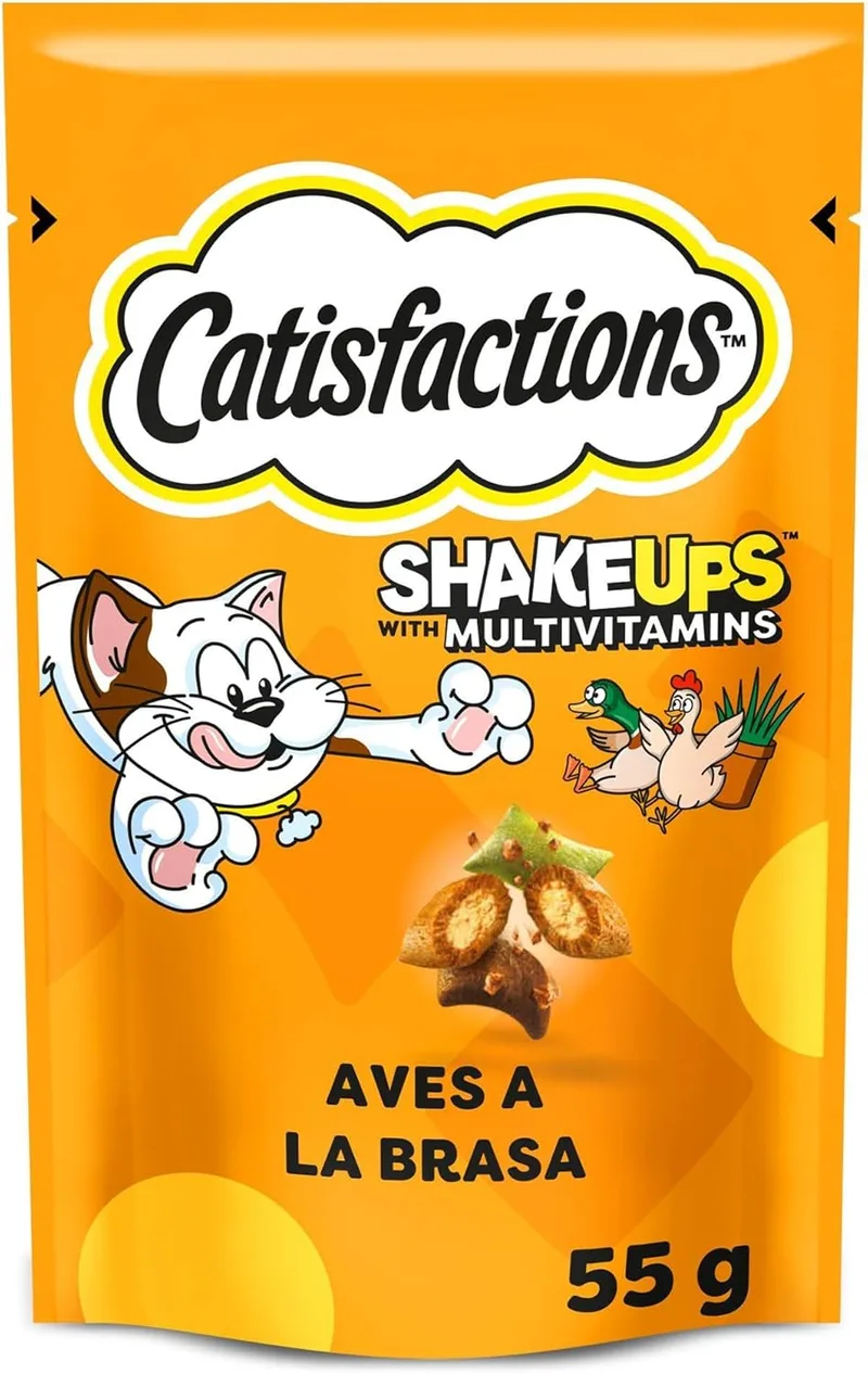 Catisfactions ▫️ Grilled Poultry Flavour Treats para gatos 6x55g