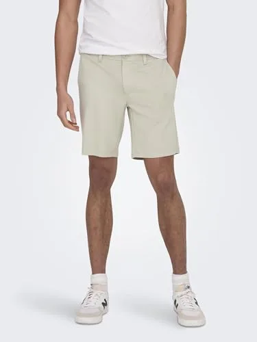 Only & Sons ▫️ Onsmark 0209 Melange Noos - Calções - Calções Chinos para Homem 2