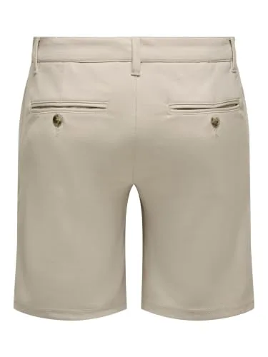 Only & Sons ▫️ Onsmark 0209 Melange Noos - Calções - Calções Chinos para Homem 3