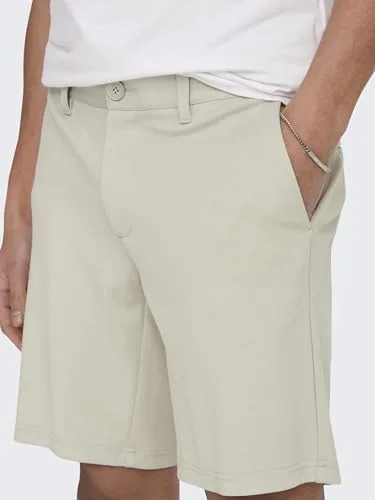 Only & Sons ▫️ Onsmark 0209 Melange Noos - Calções - Calções Chinos para Homem 6