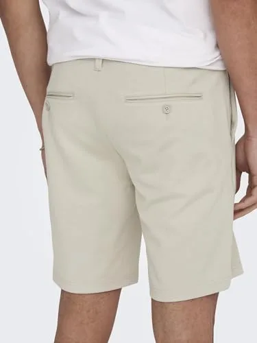 Only & Sons ▫️ Onsmark 0209 Melange Noos - Calções - Calções Chinos para Homem 7