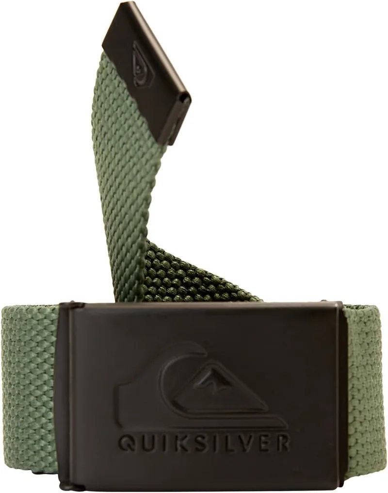 Quiksilver ▫️ Principal Schwack - Cinto de nylon para homem
