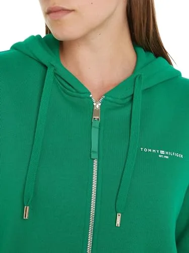 Tommy Hilfiger ▫️ Camisola com fecho de correr para mulher, modelo Hoodie 1985 3
