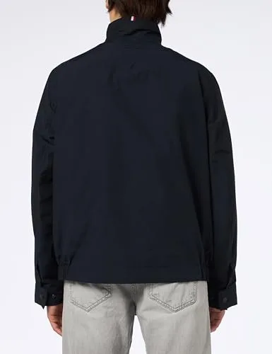 Tommy Hilfiger ▫️ Casaco de camisa com gola em pé CL Mw0mw34957 Casacos de tecido para homem 3