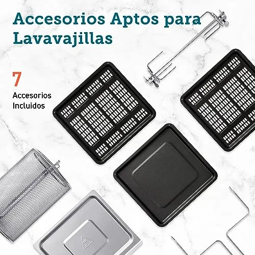 Cosori ▫️ Fritadeira de ar quente com forno de 12 L, dupla resistência e janela 6